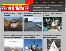Tablet Screenshot of kreilinger.de